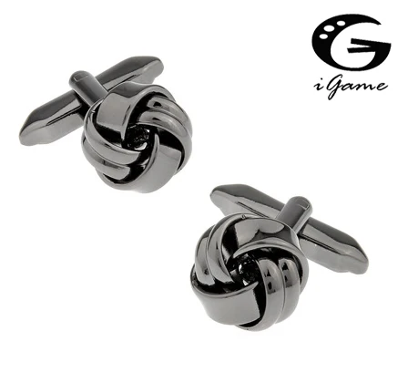 IGame розница по Заводской Цене Запонки Модный медный материал черный витой Узел Дизайн Бесплатная доставка
IGame розница по Заводской Цене Запонки Модный медный материал черный витой Узел Дизайн Бесплатная доставка