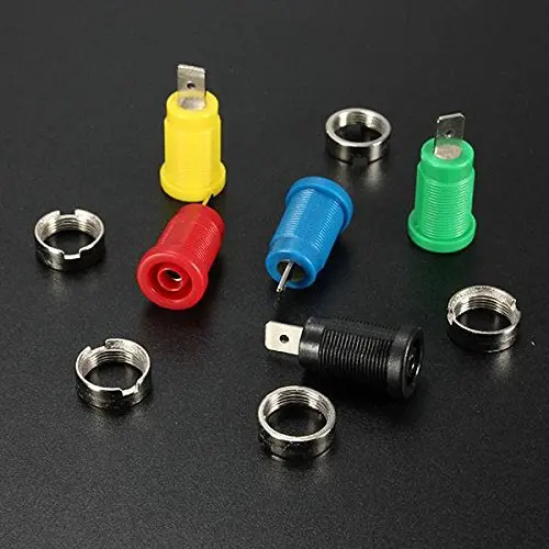 100pcs/lot High quality 4mm Nickel Plated Binding Post Banana Jack Socket Panel Mount for Safety protection Plug 5 colors
100pcs/lot High quality 4mm Nickel Plated Binding Post Banana Jack Socket Panel Mount for Safety protection Plug 5 colors
