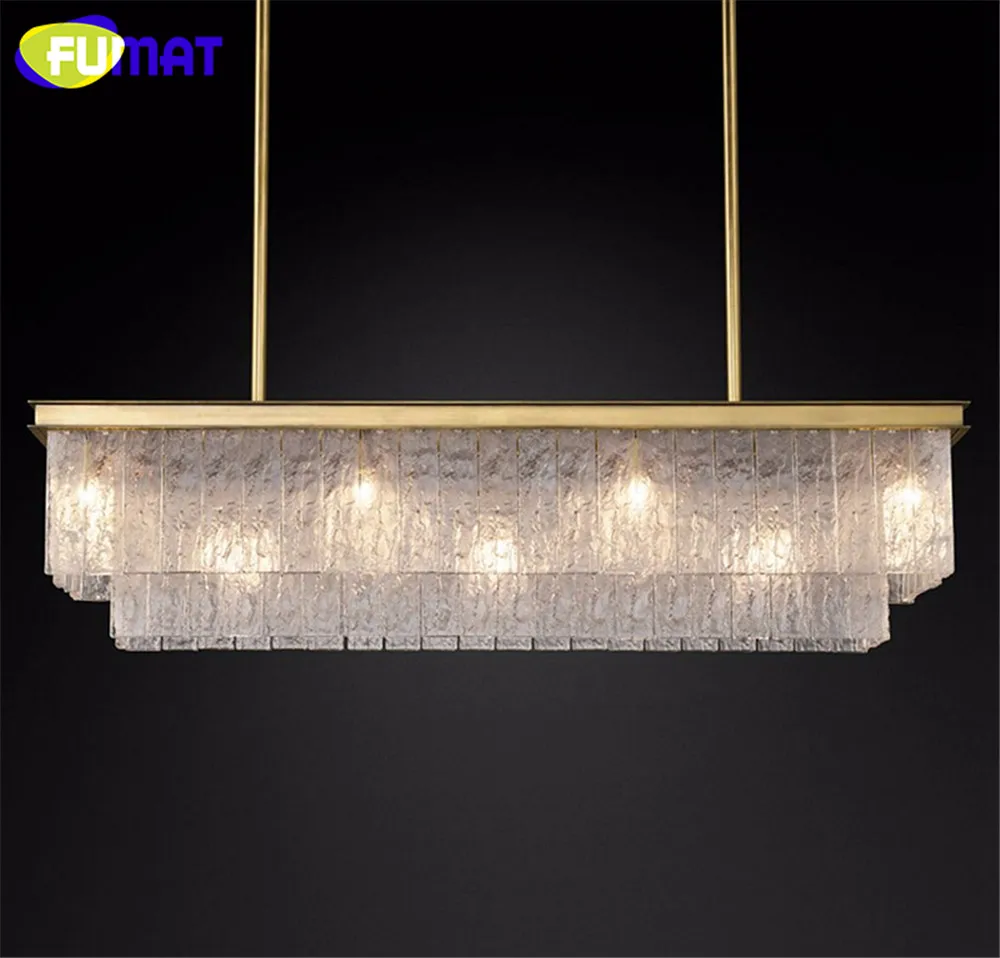 FUMAT Modern Pendant Lamp Crystal Pendant Light Lustre led light lamp for Living Room Restaurant decor Rectangl home lamp
FUMAT Modern Pendant Lamp Crystal Pendant Light Lustre led light lamp for Living Room Restaurant decor Rectangl home lamp