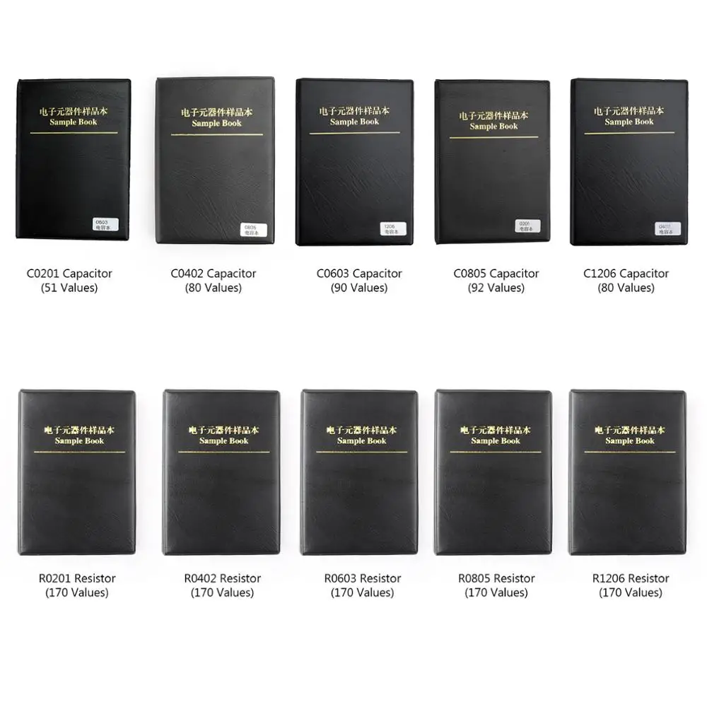 Artudatech 0201 0402 0603 0805 1206 SMD/SMT Capacitor Components Sample Book Kit Assortment
Artudatech 0201 0402 0603 0805 1206 SMD/SMT Capacitor Components Sample Book Kit Assortment