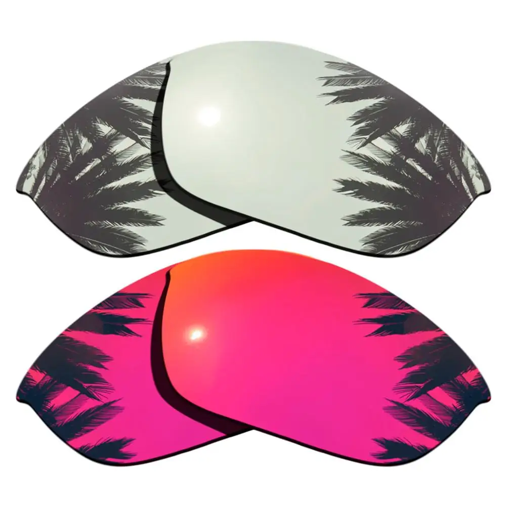 Silver Mirrored & Midnight Sun Mirrored Polarized Replacement Lenses for Half Jacket 2.0 Frame 100% UVA & UVB
Silver Mirrored & Midnight Sun Mirrored Polarized Replacement Lenses for Half Jacket 2.0 Frame 100% UVA & UVB