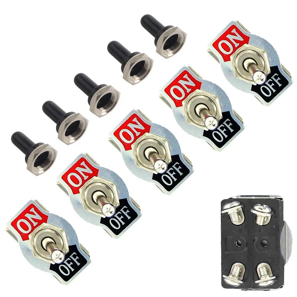 EE Поддержка 5 X Heavy Duty 20A 125V DPST 4Pin Вкл/Выкл Авто клавишный тумблер водонепроницаемый ботинок
EE Поддержка 5 X Heavy Duty 20A 125V DPST 4Pin Вкл/Выкл Авто клавишный тумблер водонепроницаемый ботинок