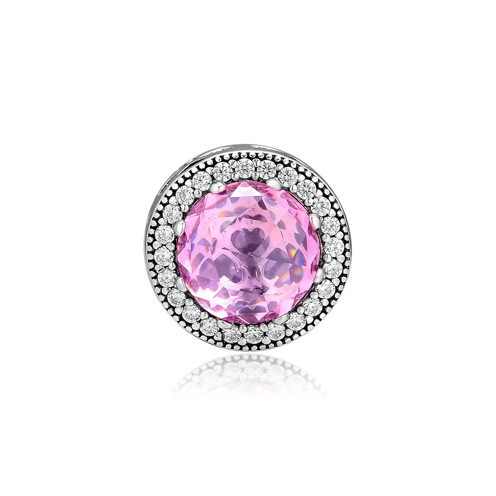 CKK DIY Fits for Brand Charms Bracelets Radiant Rose Heart Beads with Pink CZ 100% 925 Sterling-Silver-Jewelry
CKK DIY Fits for Brand Charms Bracelets Radiant Rose Heart Beads with Pink CZ 100% 925 Sterling-Silver-Jewelry