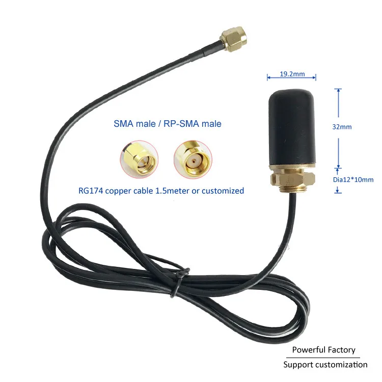 Mini 433 MHZ cabinet 6 dbi Omni antenna screws 1 m cable SMA male with SMA female
Mini 433 MHZ cabinet 6 dbi Omni antenna screws 1 m cable SMA male with SMA female