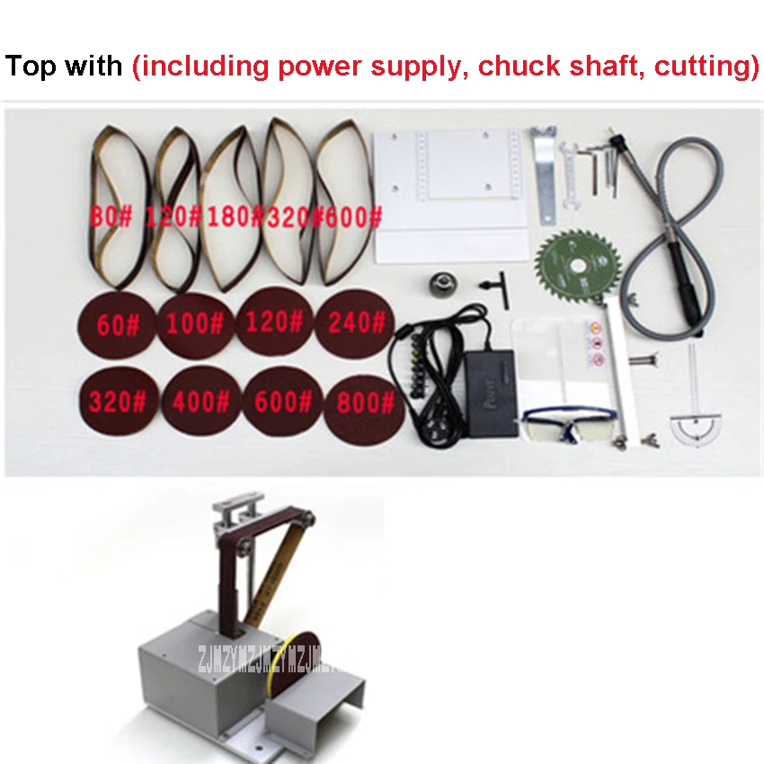 New Multifunctional Micro Belt Machine DIY Mini Polisher Desktop Sandpaper Machine Electric Polisher 110-220V 96W 2500-5000 rpm
New Multifunctional Micro Belt Machine DIY Mini Polisher Desktop Sandpaper Machine Electric Polisher 110-220V 96W 2500-5000 rpm