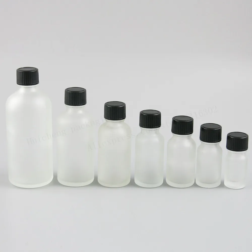 12 x Refillable 100ml 50m 30ml 20ml 15ml 10ml 5ml Frost Clear Glass Bottles with Black Phenolic Cone Cap 1oz Cosmetic Container
12 x Refillable 100ml 50m 30ml 20ml 15ml 10ml 5ml Frost Clear Glass Bottles with Black Phenolic Cone Cap 1oz Cosmetic Container