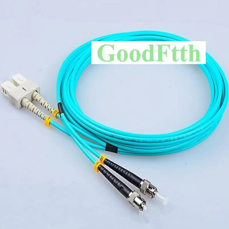 Patch Cord SC-ST ST-SC OM3 Duplex GoodFtth 1m 2m 3m 4m 5m 6m 7m 8m 10m 15m 6pcs/Lot
Patch Cord SC-ST ST-SC OM3 Duplex GoodFtth 1m 2m 3m 4m 5m 6m 7m 8m 10m 15m 6pcs/Lot