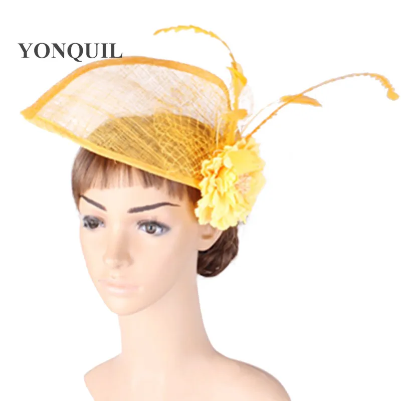 Sinamay Wedding Party Fascinators Fabric Flower Hat Occasion Church Hats Wedding Hair Accessories Bridal Hairstyle New Fashion
Sinamay Wedding Party Fascinators Fabric Flower Hat Occasion Church Hats Wedding Hair Accessories Bridal Hairstyle New Fashion