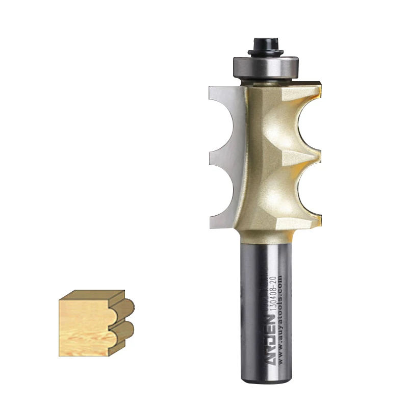 Woodworking Double Bead Arden Router Bit - 1/2*1/4 - 3.17 mm " Shank - Arden A0902158
Woodworking Double Bead Arden Router Bit - 1/2*1/4 - 3.17 mm " Shank - Arden A0902158