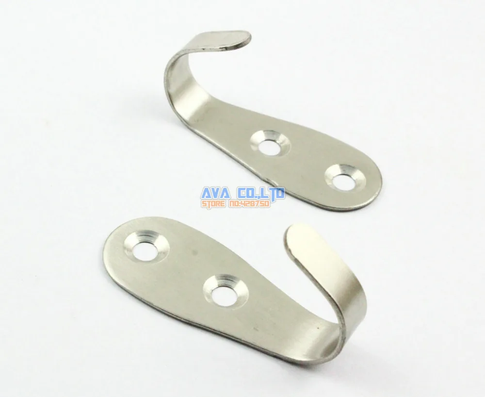 10 Pieces Washroom Door Stainless Steel Fixed Towel Hanging Hook 52mm Long 1.5mm Thinkness
10 Pieces Washroom Door Stainless Steel Fixed Towel Hanging Hook 52mm Long 1.5mm Thinkness
