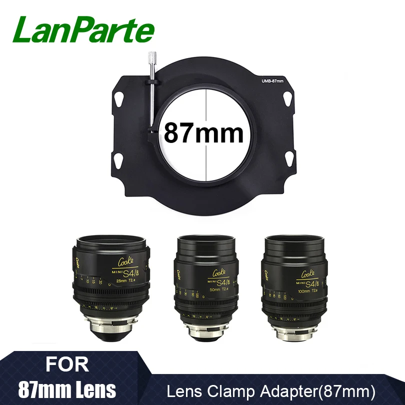 LanParte Matte Box Lens Clamp Adapter 87mm for Anamorphic Lens, Premium Lens and Cine Camera DSLR Camera Accessories
LanParte Matte Box Lens Clamp Adapter 87mm for Anamorphic Lens, Premium Lens and Cine Camera DSLR Camera Accessories