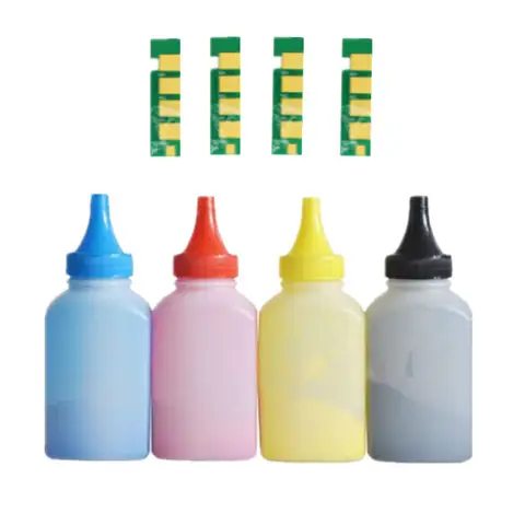 4 x Refill Color toner Powder + 4 chip CLT-409S clt 409s clt-k409 toner cartridge for Samsung CLP-310 CLP-315 CLP-310N CLP-315W