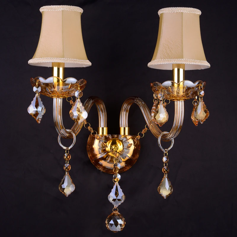 European Crystal Wall lamp high-end luxury living room Wall lamp bedside candles room bedroom champagne gold crystal wall lamp
European Crystal Wall lamp high-end luxury living room Wall lamp bedside candles room bedroom champagne gold crystal wall lamp