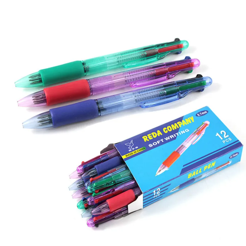 3Pcs Novelty Multicolor Ballpoint Pen Multifunction 4 In1 Colorful Stationery Creative School Supplies
3Pcs Novelty Multicolor Ballpoint Pen Multifunction 4 In1 Colorful Stationery Creative School Supplies