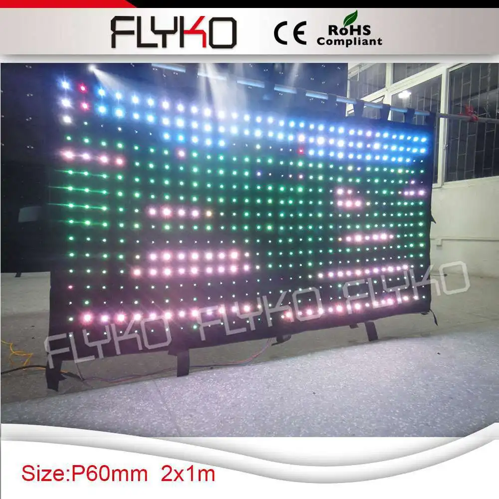 Free Shipping stage background professional light decoration led video curtain
Free Shipping stage background professional light decoration led video curtain
