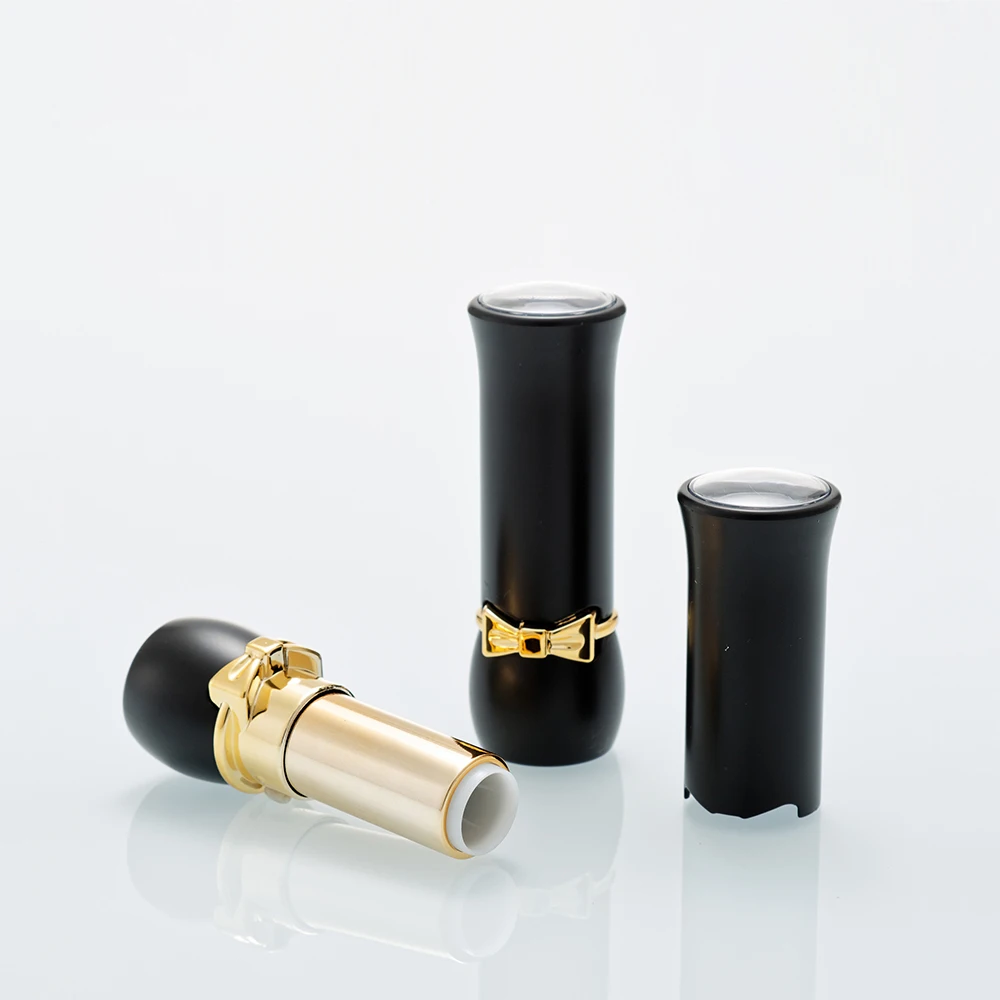 Pink black bow lipstick tube 12.1mm plastic lipstick tube custom
Pink black bow lipstick tube 12.1mm plastic lipstick tube custom