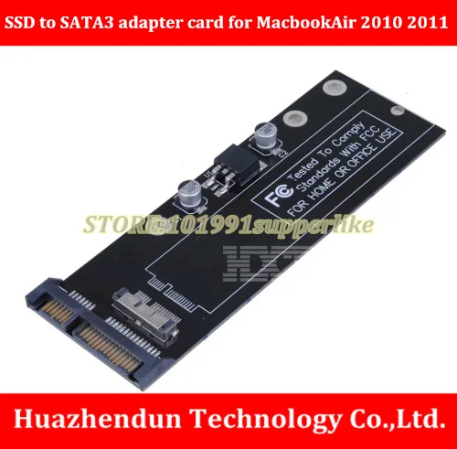 DEBROGLIE Laptop SSD TO SATA3 interface adapter card for Mac-book Air 2010 2011
DEBROGLIE Laptop SSD TO SATA3 interface adapter card for Mac-book Air 2010 2011