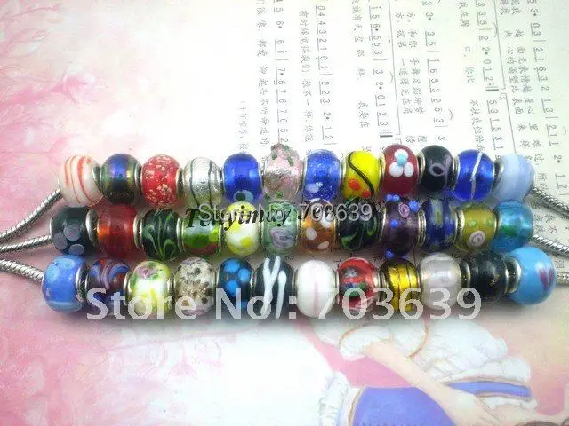 Fashion European Glass Beads 200pcs/Lot Free Shipping, Multicolor Big Hole Beads Fit Charm Bracelets Wholesale
Fashion European Glass Beads 200pcs/Lot Free Shipping, Multicolor Big Hole Beads Fit Charm Bracelets Wholesale
