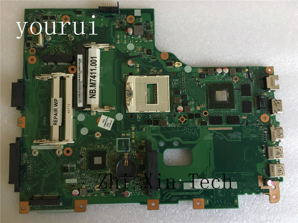 Материнская плата yourui для ноутбука Acer Aspire V3-772G NB.M7411.001 NBM7411001 EA/VA70 HW DDR3 100% ТЕСТ ОК
Материнская плата yourui для ноутбука Acer Aspire V3-772G NB.M7411.001 NBM7411001 EA/VA70 HW DDR3 100% ТЕСТ ОК
