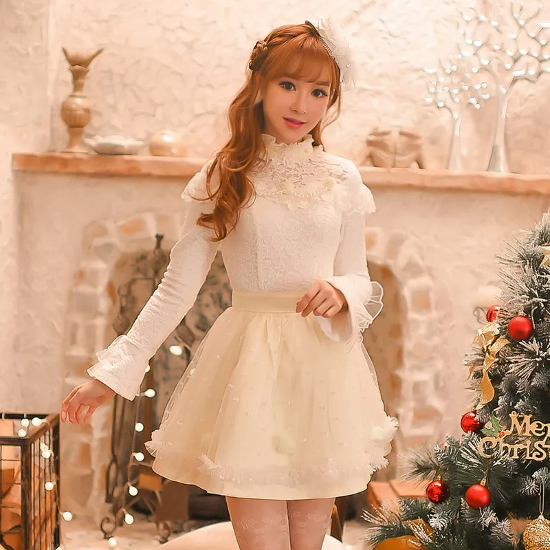 Princess sweet lolita dress Candy rain Sweet stitching off two pieces lace and velvet princess dress C15CD5018
Princess sweet lolita dress Candy rain Sweet stitching off two pieces lace and velvet princess dress C15CD5018