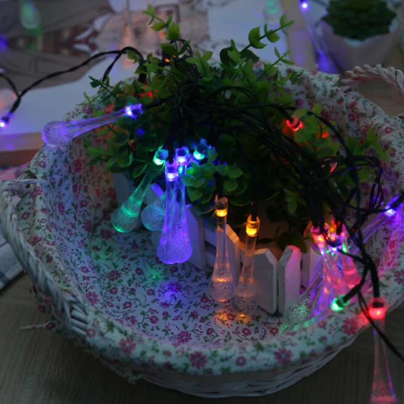 Solar Lamp Outdoor Waterproof LED Solar Light Solar String Light 30 LED Water Drop String Fairy Light Bulb Christmas Party
Solar Lamp Outdoor Waterproof LED Solar Light Solar String Light 30 LED Water Drop String Fairy Light Bulb Christmas Party