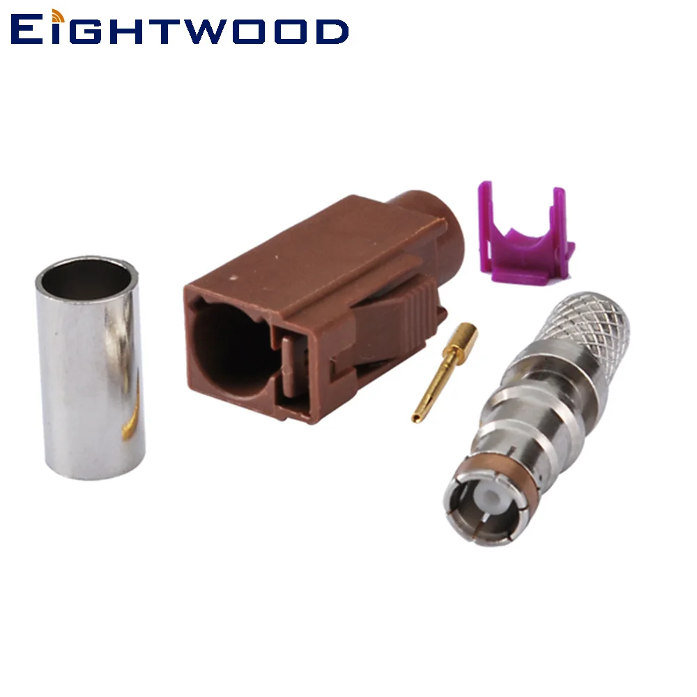 Eightwood Fakra Code F Jack Женский разъем Коричневый/8011 Обжимной для RG58 LMR195 Коаксиальный кабель Автомобильная антенна TV2 Антенна
Eightwood Fakra Code F Jack Женский разъем Коричневый/8011 Обжимной для RG58 LMR195 Коаксиальный кабель Автомобильная антенна TV2 Антенна