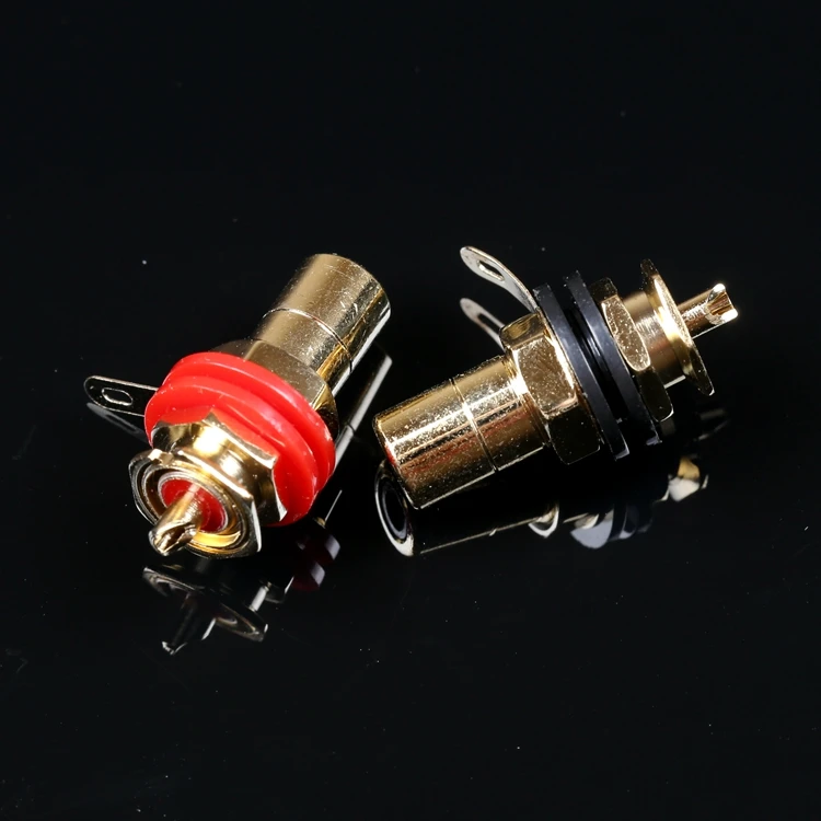 1 pair American original CMC 807 RCA lotus socket no printed logos for amplifier DIY
1 pair American original CMC 807 RCA lotus socket no printed logos for amplifier DIY