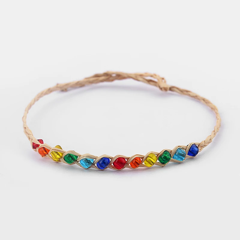 5PCS Boho Ethnic Cotton Rope Bracelet Handmade Women Friendship Bracelets With Glass Bead For Surfer Lover Lucky Grass
5PCS Boho Ethnic Cotton Rope Bracelet Handmade Women Friendship Bracelets With Glass Bead For Surfer Lover Lucky Grass