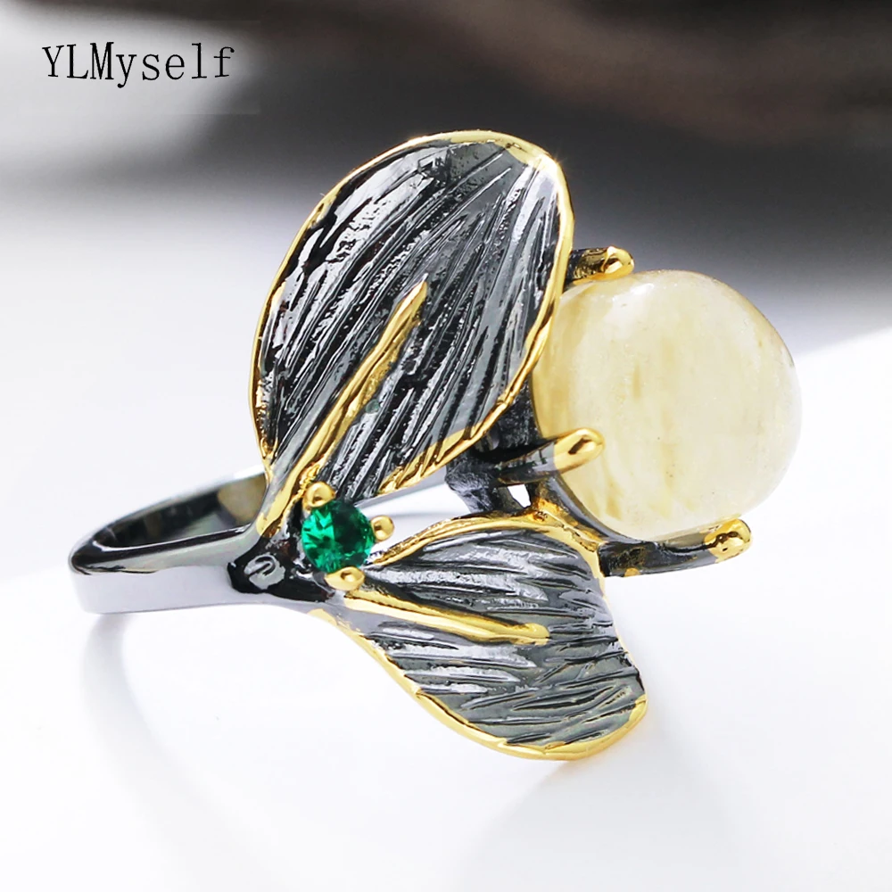 LT Yellow Stone Cute Female Jewellery Lovely Bee Design High Quality Jewelry Finger Rings Pretty Leaf Ring
LT Yellow Stone Cute Female Jewellery Lovely Bee Design High Quality Jewelry Finger Rings Pretty Leaf Ring