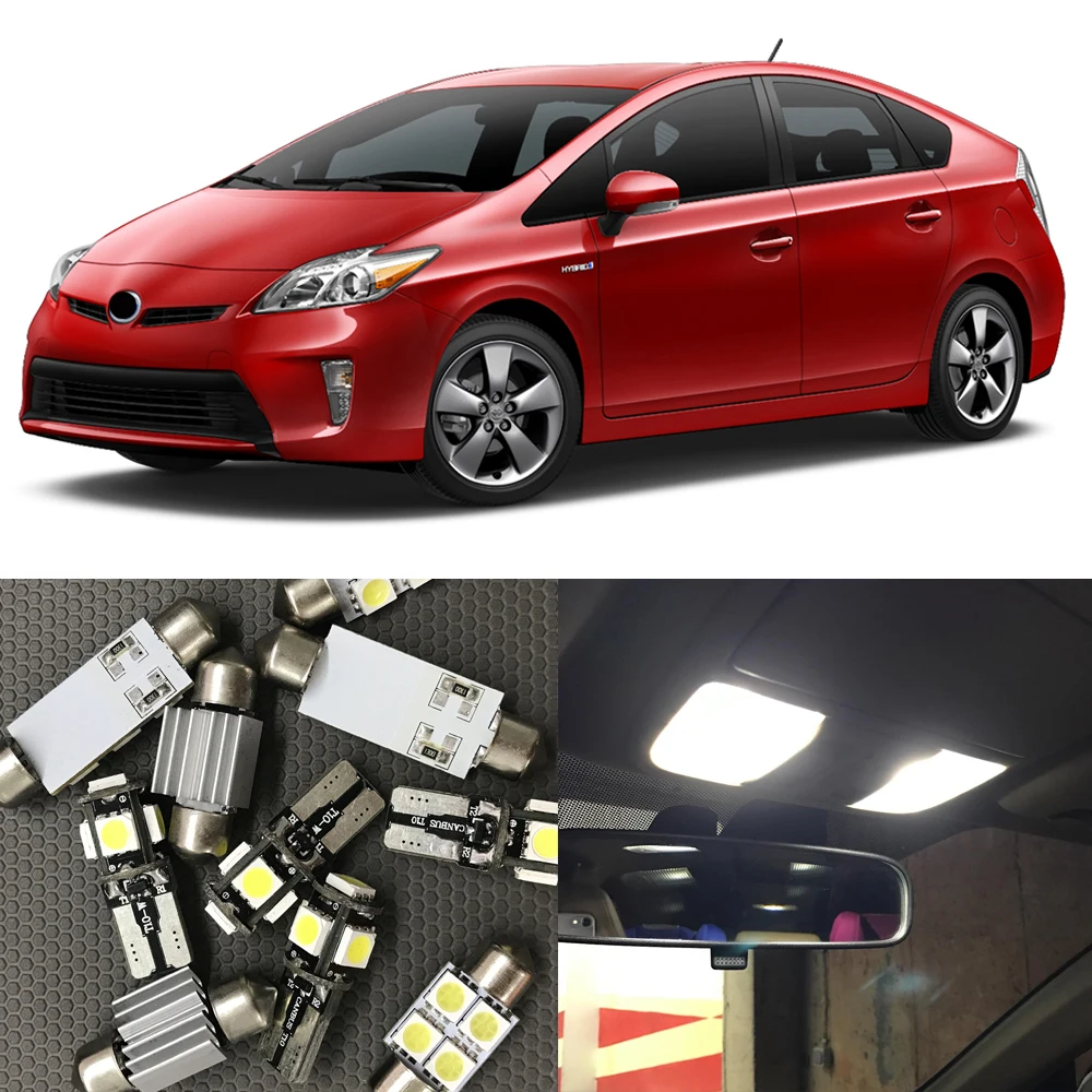 11Pcs LED Interior light For 2004 2005 2006 2007 -2015 Toyota Prius White Map Dome Trunk License Plate Canbus Car Light Source
11Pcs LED Interior light For 2004 2005 2006 2007 -2015 Toyota Prius White Map Dome Trunk License Plate Canbus Car Light Source