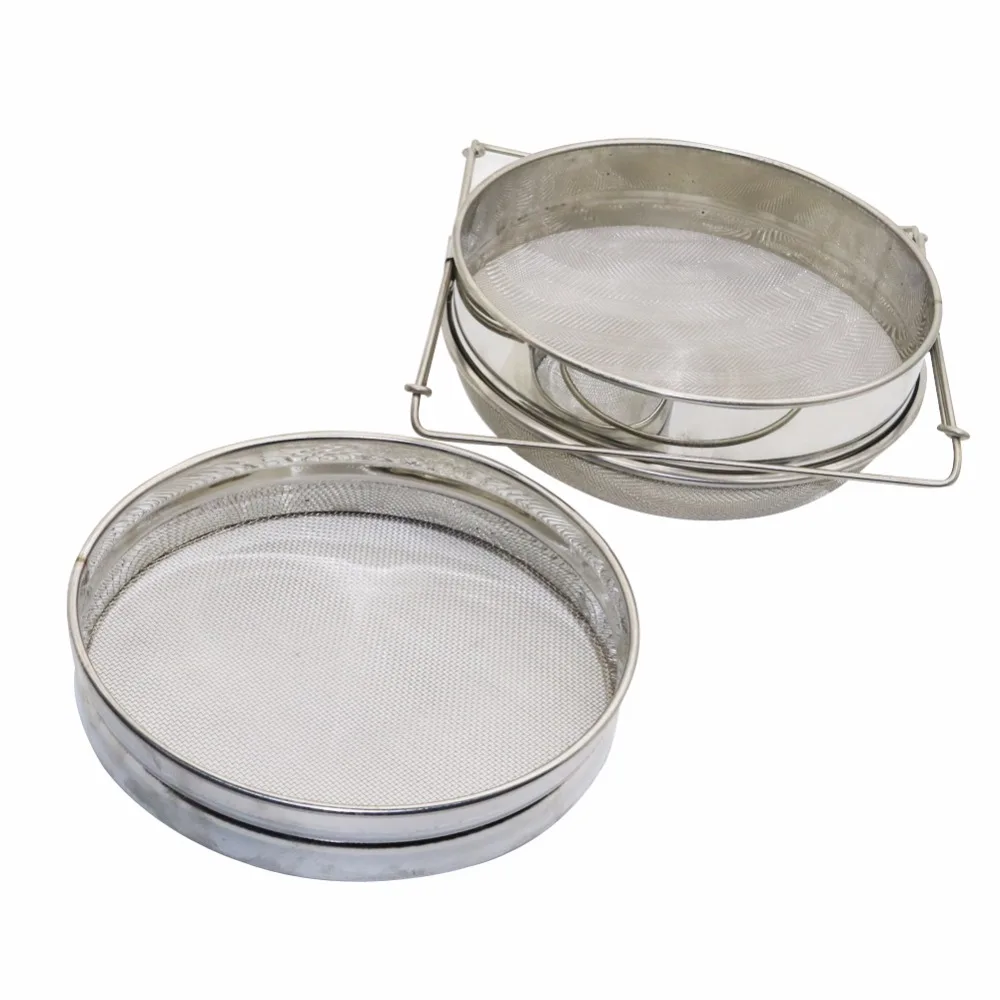 Honey Tool Stainless Steel Bilayer Honey Filters Strainer Network Stainless Steel Screen Mesh Filter Beekeeping Tool
Honey Tool Stainless Steel Bilayer Honey Filters Strainer Network Stainless Steel Screen Mesh Filter Beekeeping Tool