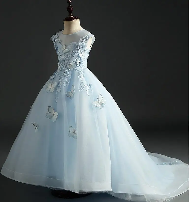 Long Trailing Girls Pageant Dress Beaded Floral Flower Girl Dresses For Wedding Girls Long Party Princess First Communion Gowns
Long Trailing Girls Pageant Dress Beaded Floral Flower Girl Dresses For Wedding Girls Long Party Princess First Communion Gowns