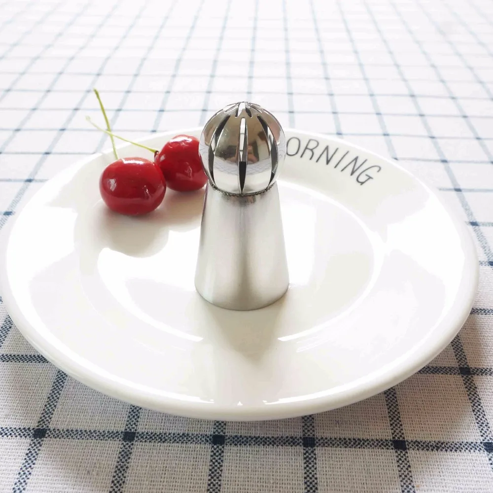 Russian Piping Nozzles Ball Shaped Stainless Steel Pastry Tool Cream Pastry Icing Tips Cup Cake Cupcake Decoration No.2
Russian Piping Nozzles Ball Shaped Stainless Steel Pastry Tool Cream Pastry Icing Tips Cup Cake Cupcake Decoration No.2