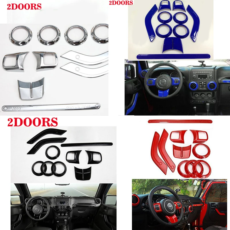 10PCS/Lot Steering Wheel Trim Air Condition Vent Interior Accessories Door Handle Cover Kits ABS Chrome For Jeep Wrangler JK
10PCS/Lot Steering Wheel Trim Air Condition Vent Interior Accessories Door Handle Cover Kits ABS Chrome For Jeep Wrangler JK