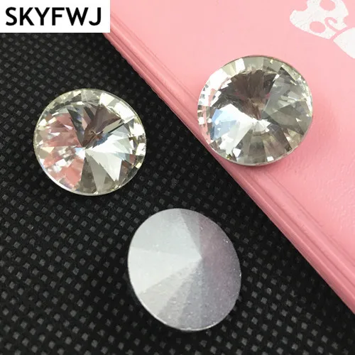Crystal Clear Color 6,8,10,12,14,16,18mm RIVOLI CRYSTAL POINTED BACK Rhinestones Round Glass Stone for Dress Making
Crystal Clear Color 6,8,10,12,14,16,18mm RIVOLI CRYSTAL POINTED BACK Rhinestones Round Glass Stone for Dress Making