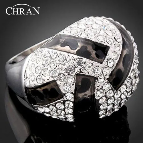 CHRAN Top Quality Enamel Design Silver Color Wedding Finger Crystal Ring Brand Vintage Jewelry for Women
CHRAN Top Quality Enamel Design Silver Color Wedding Finger Crystal Ring Brand Vintage Jewelry for Women