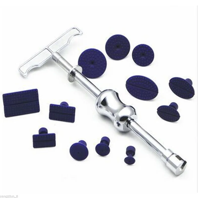 13pcs/set Car Body PDR Paintless Dent Repair T-Bar Lifter Hail Removal Tool+Tabs
13pcs/set Car Body PDR Paintless Dent Repair T-Bar Lifter Hail Removal Tool+Tabs