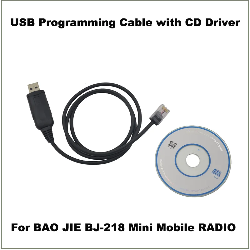 Hot Sale USB Programming Cable 8 pin RJ45 with CD Drive for Baojie BJ-218 mini Mobile Car Radio Transceiver
Hot Sale USB Programming Cable 8 pin RJ45 with CD Drive for Baojie BJ-218 mini Mobile Car Radio Transceiver