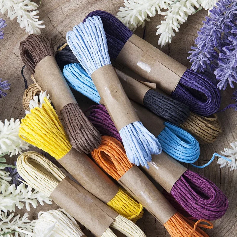 2mm*30meter 1lots New Home Decorations Colorful Paper Twine String DIY Handmade Material Wedding Birthday Party Supplies
2mm*30meter 1lots New Home Decorations Colorful Paper Twine String DIY Handmade Material Wedding Birthday Party Supplies