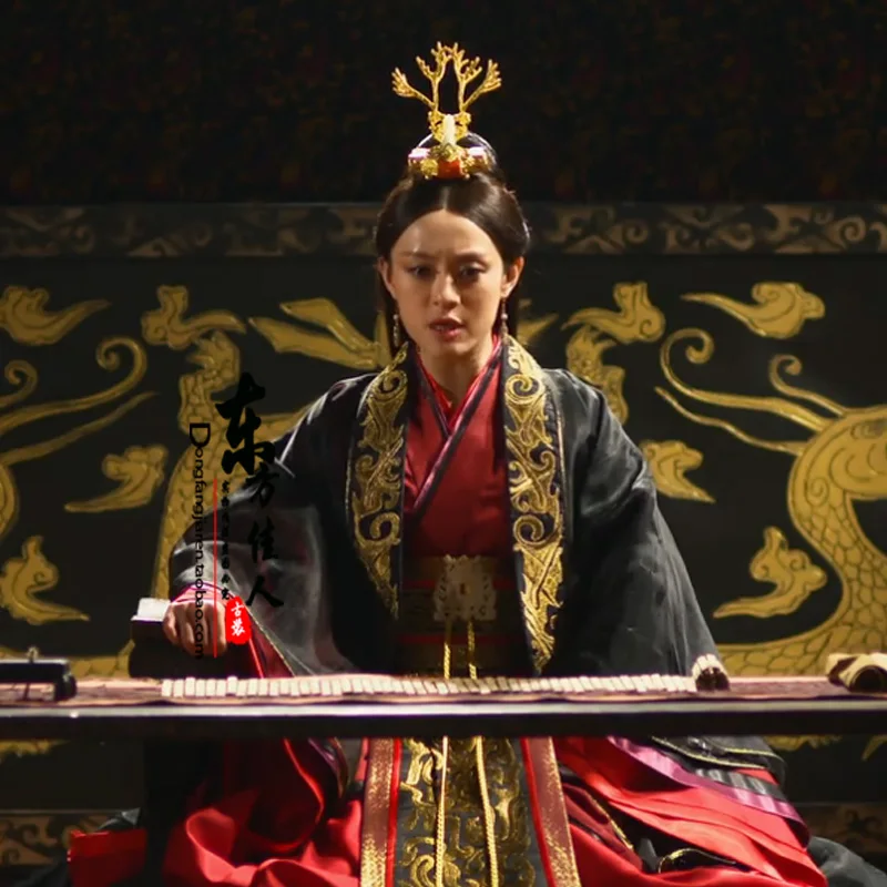 Black Gorgeous Hanfu Costume Empress Period TV Play Legend of Mi Yue - Ancient Qin Empress Xuan Photo House Princess Costume
Black Gorgeous Hanfu Costume Empress Period TV Play Legend of Mi Yue - Ancient Qin Empress Xuan Photo House Princess Costume