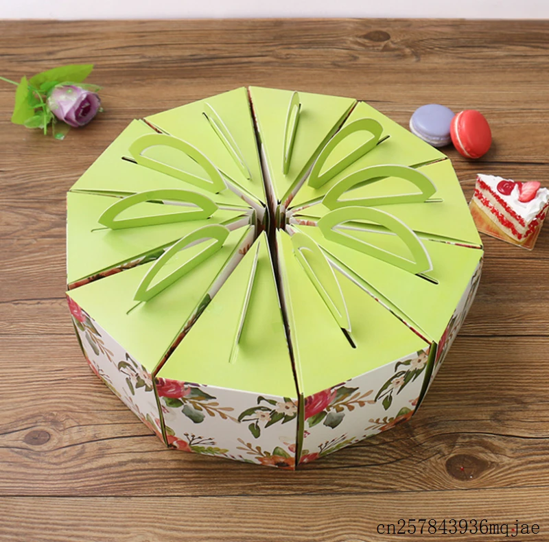 200pcs Flower Triangle Cake Boxes Dessert Packing Boxes Cheese Cake Box Favors Gift Package
200pcs Flower Triangle Cake Boxes Dessert Packing Boxes Cheese Cake Box Favors Gift Package
