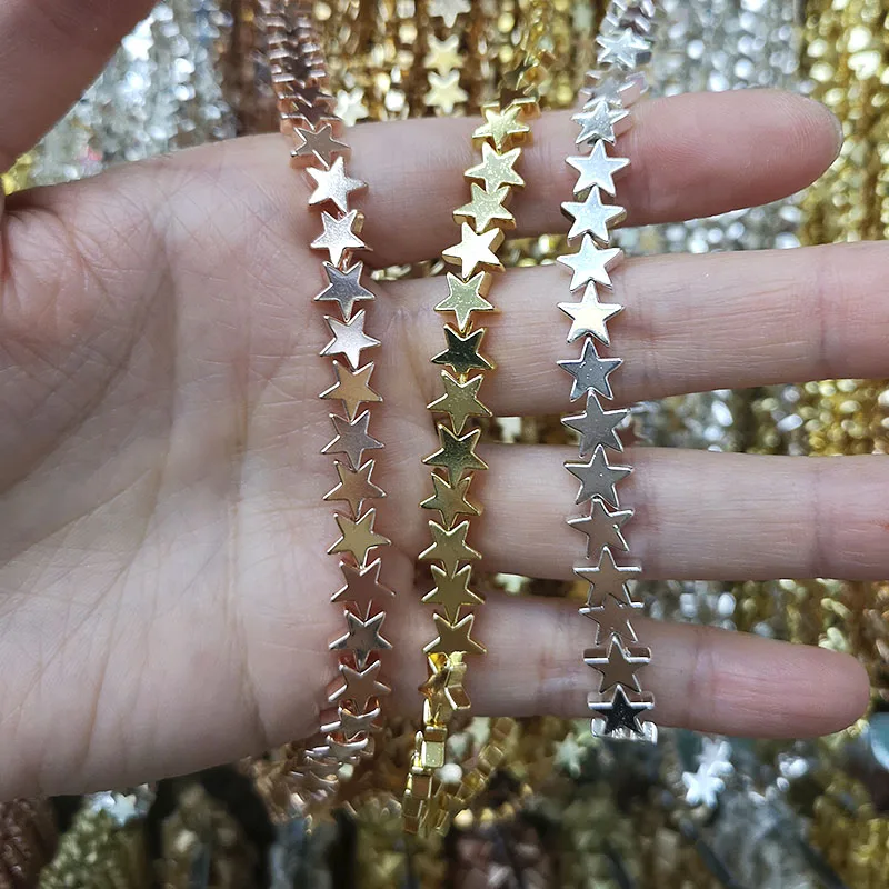 1 Strand/pack Hematite Pentagram Star Loose Beads Rose Gold Silver Color DIY Supplies for Making Jewelry CPHB1037
1 Strand/pack Hematite Pentagram Star Loose Beads Rose Gold Silver Color DIY Supplies for Making Jewelry CPHB1037