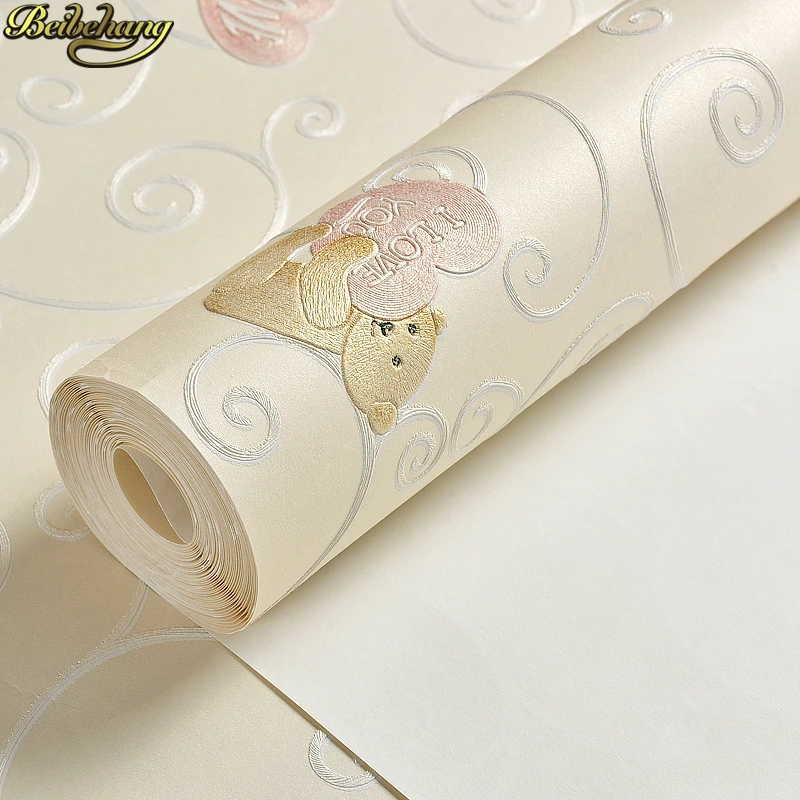 beibehang Environmental cartoon cute bear wallpaper for kids room Boys and girls children's room pink 3Dwall papers home decor
beibehang Environmental cartoon cute bear wallpaper for kids room Boys and girls children's room pink 3Dwall papers home decor