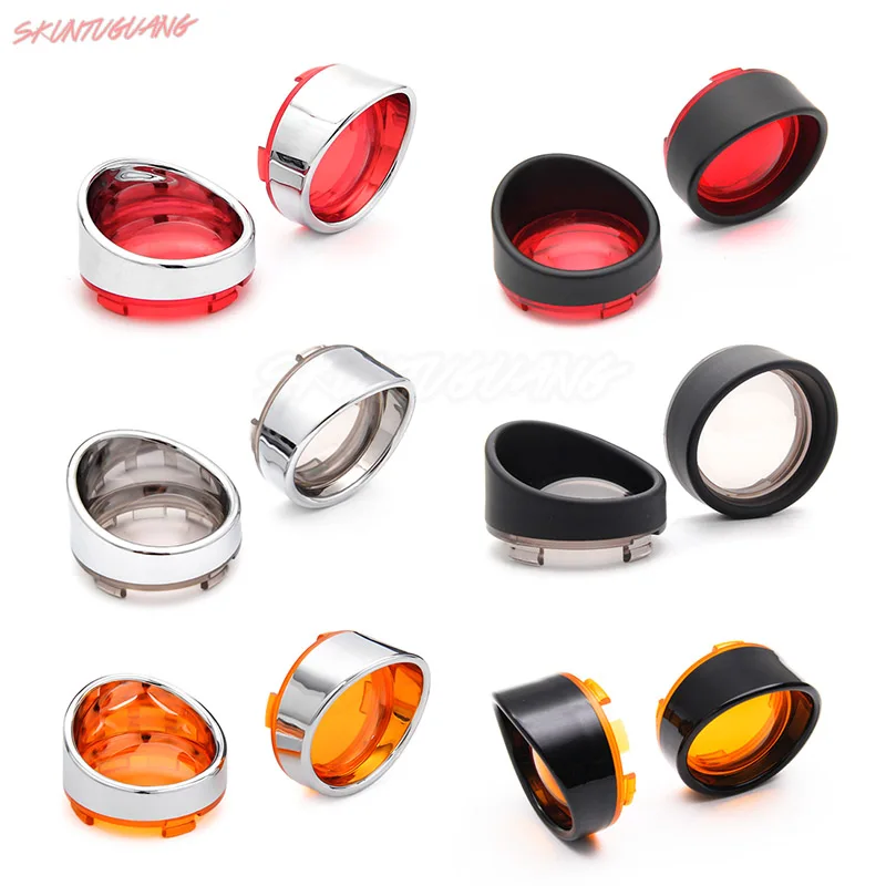 Amber/Red/Smoke Lens Lights Cover Chrome/Black Turn Signal Light Housing Visor Ring Cover For Touring Softail Sportster
Amber/Red/Smoke Lens Lights Cover Chrome/Black Turn Signal Light Housing Visor Ring Cover For Touring Softail Sportster