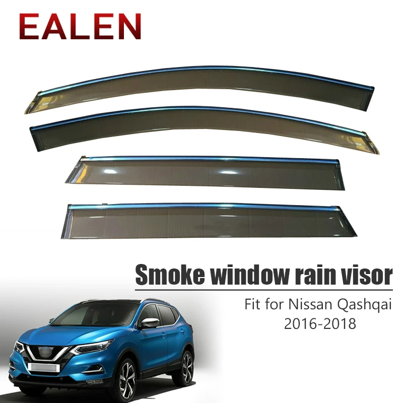 EALEN для Nissan Qashqai 2016 2017 2018 Стайлинг ABS вентиляционные дефлекторы солнцезащитные аксессуары 4 шт./1 компл. дымовое окно козырек от дождя
EALEN для Nissan Qashqai 2016 2017 2018 Стайлинг ABS вентиляционные дефлекторы солнцезащитные аксессуары 4 шт./1 компл. дымовое окно козырек от дождя