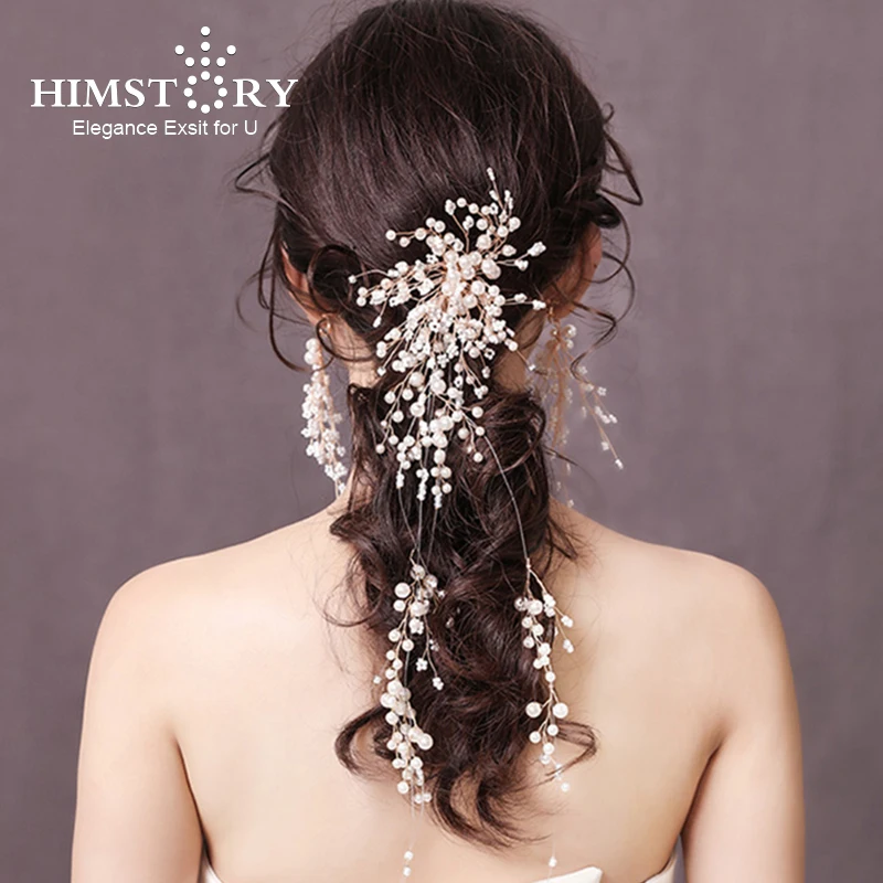 Himstory News Handmade Vintage Crystal Pearl Wedding Hairpin Vine Bunch Hair Pins Accessories Hairband Bridal Headpiece
Himstory News Handmade Vintage Crystal Pearl Wedding Hairpin Vine Bunch Hair Pins Accessories Hairband Bridal Headpiece