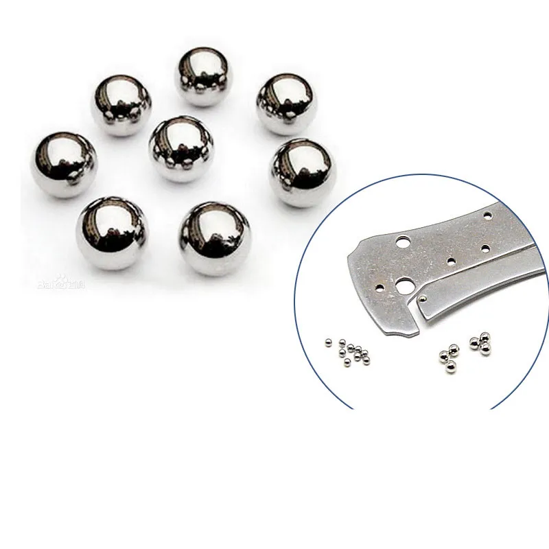 DIY Knife Folding Knife Accessories Screw Ball / Ball Knife Location Ball Locating Ball 440C Stainless Steel
DIY Knife Folding Knife Accessories Screw Ball / Ball Knife Location Ball Locating Ball 440C Stainless Steel
