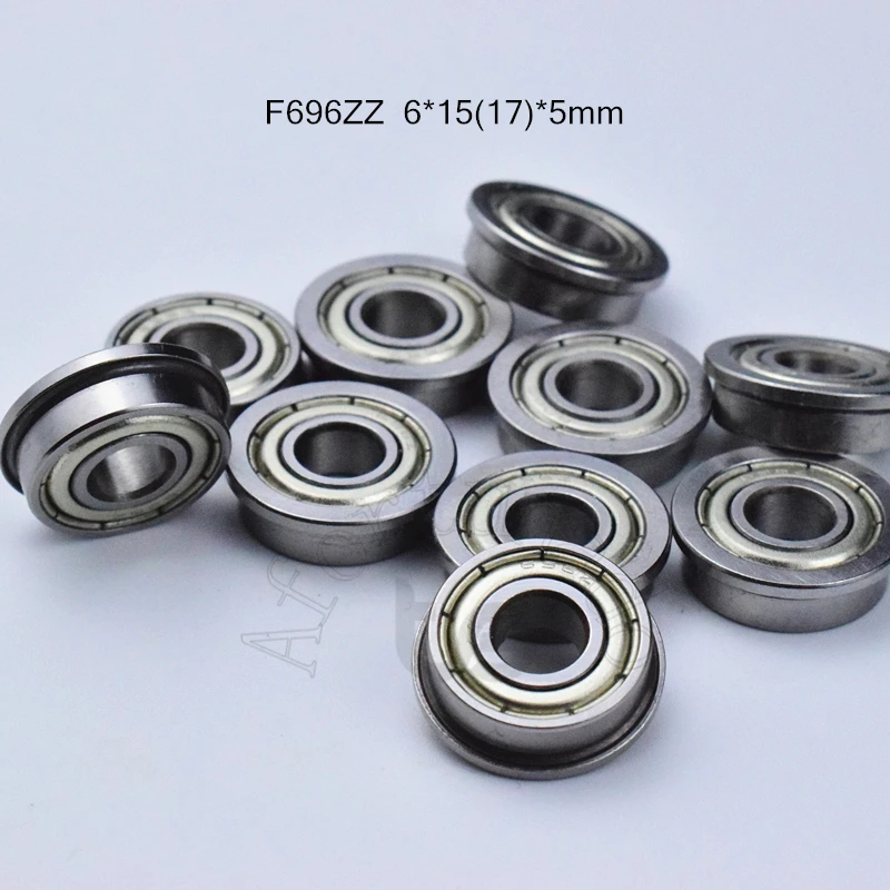 Flange Bearing 10pcs F696ZZ 6*15(17)*5(mm) free shipping chrome steel Metal Sealed High speed Mechanical equipment parts
Flange Bearing 10pcs F696ZZ 6*15(17)*5(mm) free shipping chrome steel Metal Sealed High speed Mechanical equipment parts