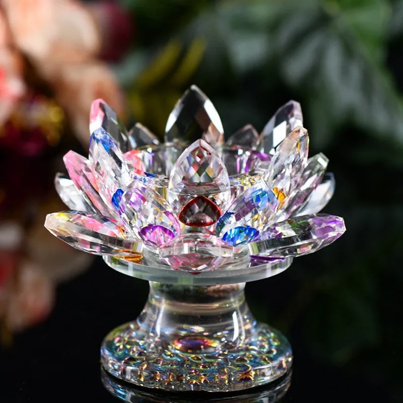 Crystal Candlestick Glass Lotu Colorful 85*110mm Flower Candle Craft Holders Big Tealight Wedding Centerpieces Birthday Gift
Crystal Candlestick Glass Lotu Colorful 85*110mm Flower Candle Craft Holders Big Tealight Wedding Centerpieces Birthday Gift