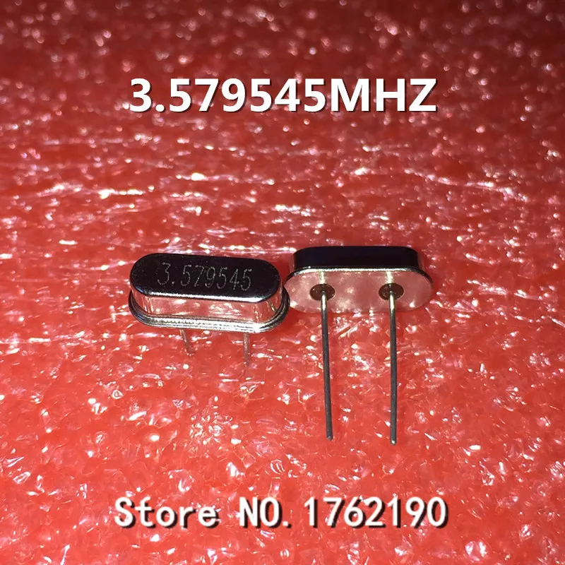 100PCS/LOT 3.579MHZ 3.579545MHZ Passive Passive Crystal Oscillator HC-49S DIP-2 2 foot
100PCS/LOT 3.579MHZ 3.579545MHZ Passive Passive Crystal Oscillator HC-49S DIP-2 2 foot
